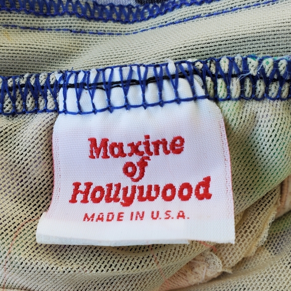 Maxine Of Hollywood Baithing Swim Suit One Piece Women's 12 Floral Y2K 1990s - Picture 7 of 8